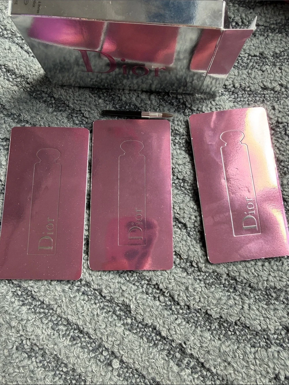 Dior lip shine sample kit